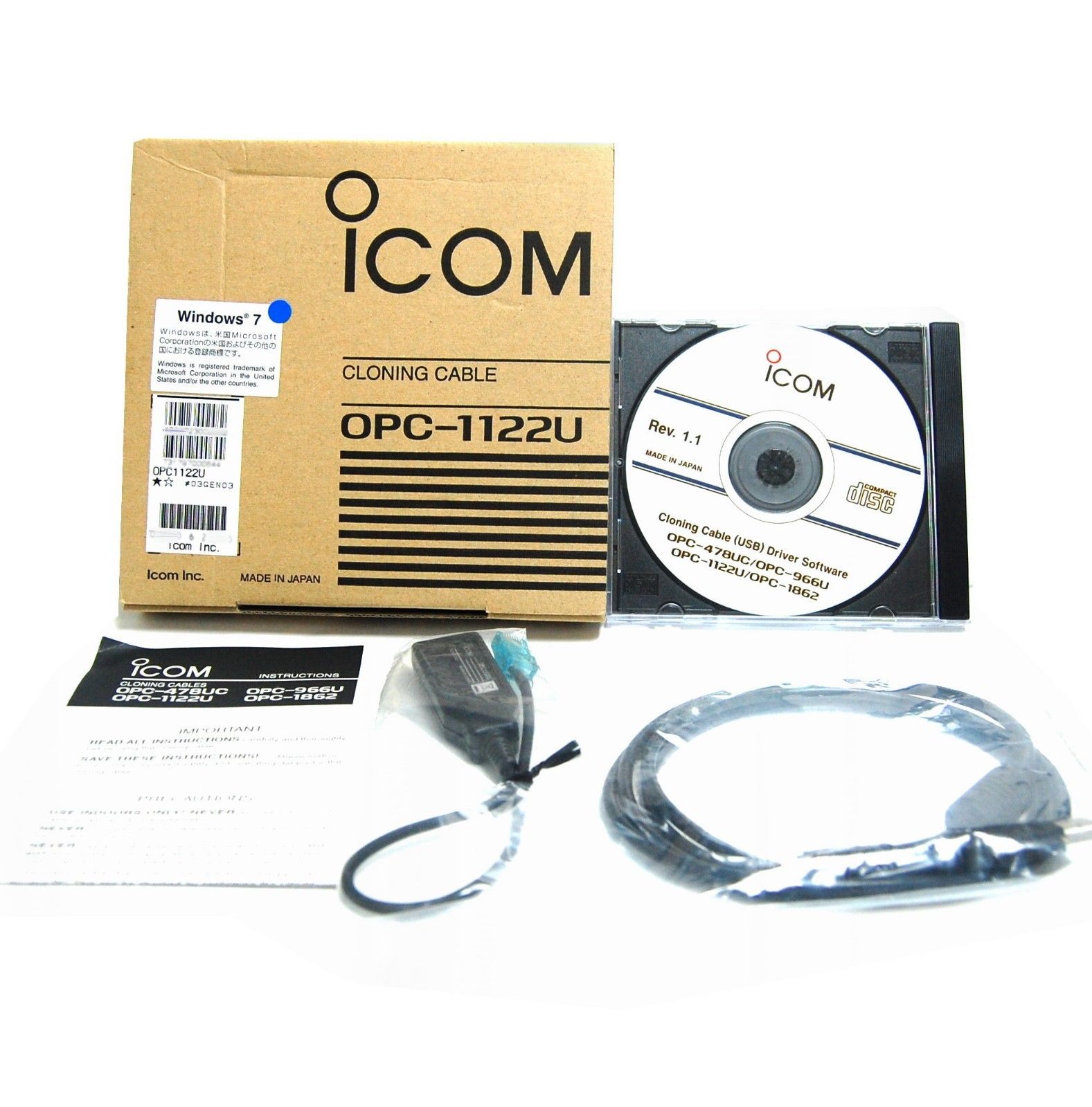 PC Programming Cable, OPC-1122U